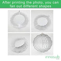 Sublimation Metal Wind Spinner Blanks | Indoor & Outdoor Decoration | 8 & 10 Inch by INNOSUB USA