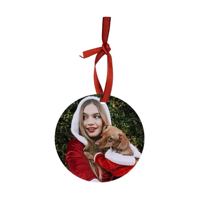 Sublimation Ornament Double-sided Aluminum - Round 3.5-4.5" by INNOSUB USA by INNOSUB USA
