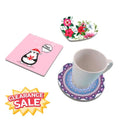 Sublimation Sandstone Coaster with Cork Base | Bar Coaster Blank by INNOSUB USA by INNOSUB USA