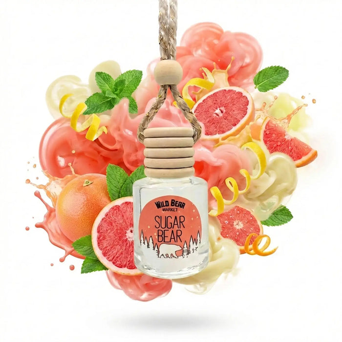 Sugar Bear Car Freshener by Wild Bear Market
