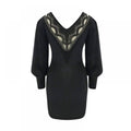 Summark Ladies Lace Long Sleeve Casual Slim Dress by DailySale