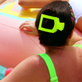 Summer Brights Large Flat Square Hair Clip by TELETIES