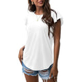 Summer Knit Ruffle Short Sleeve Top by DailySale