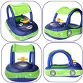 Summer Steering Wheel Sunshade Swim Ring Car Inflatable Baby Float Seat Boat by DailySale