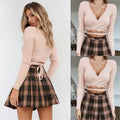 Summer Women Slim Long Sleeve Tee Cross V-neck Sexy Crop Top by DailySale