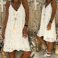 Summer Women's Loose V-neck Sling Sleeveless Dress by DailySale
