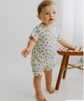 short sleeve romper | sun by Finn + Emma