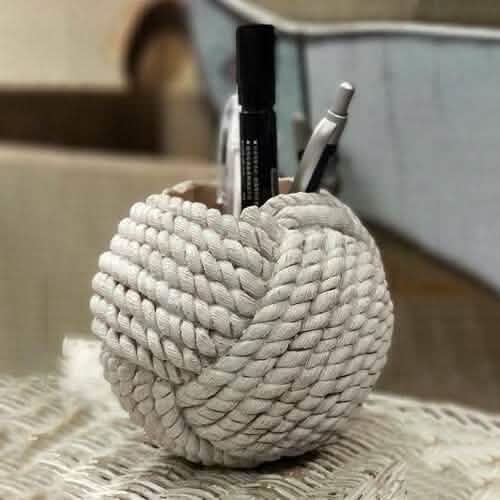 Sunbelt Gifts Rope Knot Pen Holder by DailySale