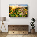 Sunflower Field Family Names Sign by Tailored Canvases
