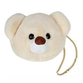 Super Cute Faux Fur Women's Handbag Bear Head Animal by DailySale