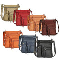 Super Soft Genuine Leather Top Belt Accent Crossbody Bag by DailySale