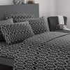 Super Soft Two-Tone Geometric Leaf Pattern Sheet Set