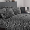 Super Soft Two-Tone Geometric Leaf Pattern Sheet Set by DailySale