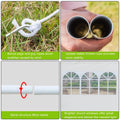 SUPERHOMUSE 3 x 3m Three Sides Waterproof Tent with Spiral Tubes White by DailySale