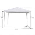 SUPERHOMUSE 3 x 3m Three Sides Waterproof Tent with Spiral Tubes White by DailySale