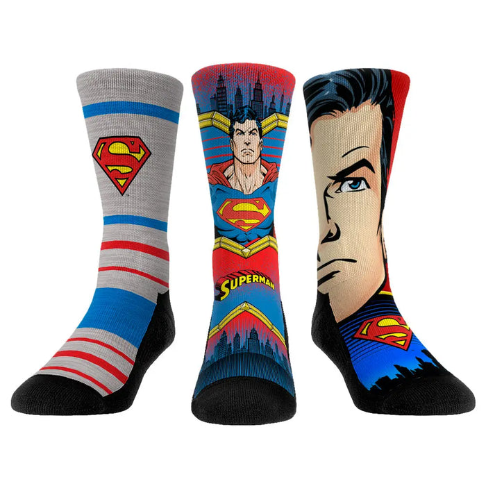 Superman - 3-Pack by Rock 'Em Socks