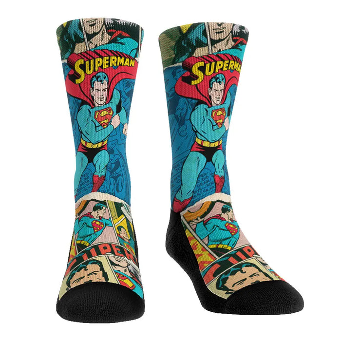 Superman - Off Panel by Rock 'Em Socks