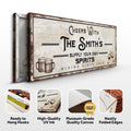 Supply Your Own Spirits Bar Sign by Tailored Canvases