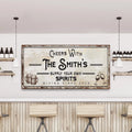 Supply Your Own Spirits Bar Sign by Tailored Canvases