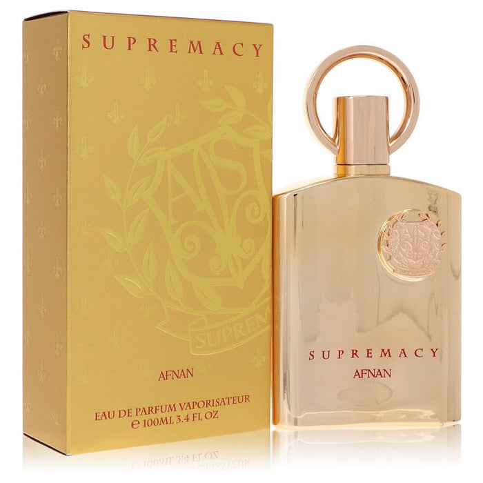 Supremacy Gold by Afnan Eau De Parfum Spray (Unisex) 3.4 oz for Men by Avera Group