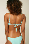 Oneill Womens Aqua Stretch Removable Cups Lined Tie Textured Saltwater Top, Xs by Vanessa Jane