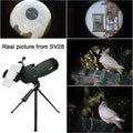 SVBONY SV28 25-75x70 Spotting Scopes with Tripod (Refurbished) by DailySale