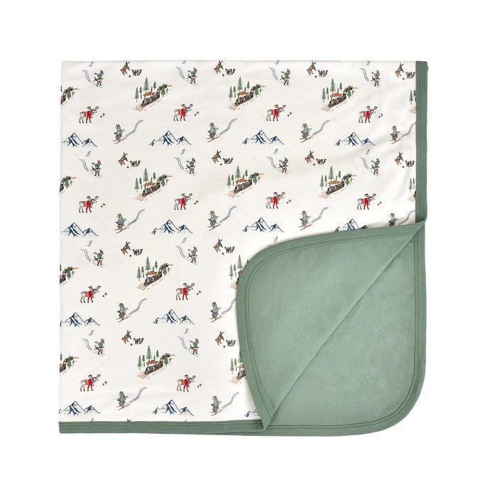 swaddle blanket | mountain express by Finn + Emma