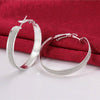 Swarovski Crystal Dust Large Hoop Earrings
