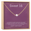 Sweet 16 Necklace, Multiple Styles