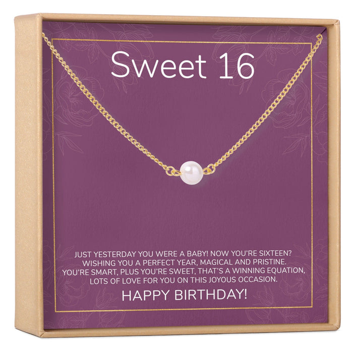 Sweet 16 Necklace, Multiple Styles by Dear Ava