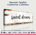 Sweet Dreams Sign by Tailored Canvases