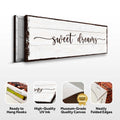Sweet Dreams Sign III by Tailored Canvases
