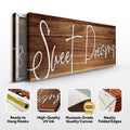 Sweet Dreams Sign VII by Tailored Canvases