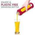 Swig Savvy Glass Water Bottles with Protective Silicone Sleeve & Stainless Steel Leak Proof Lid by DailySale