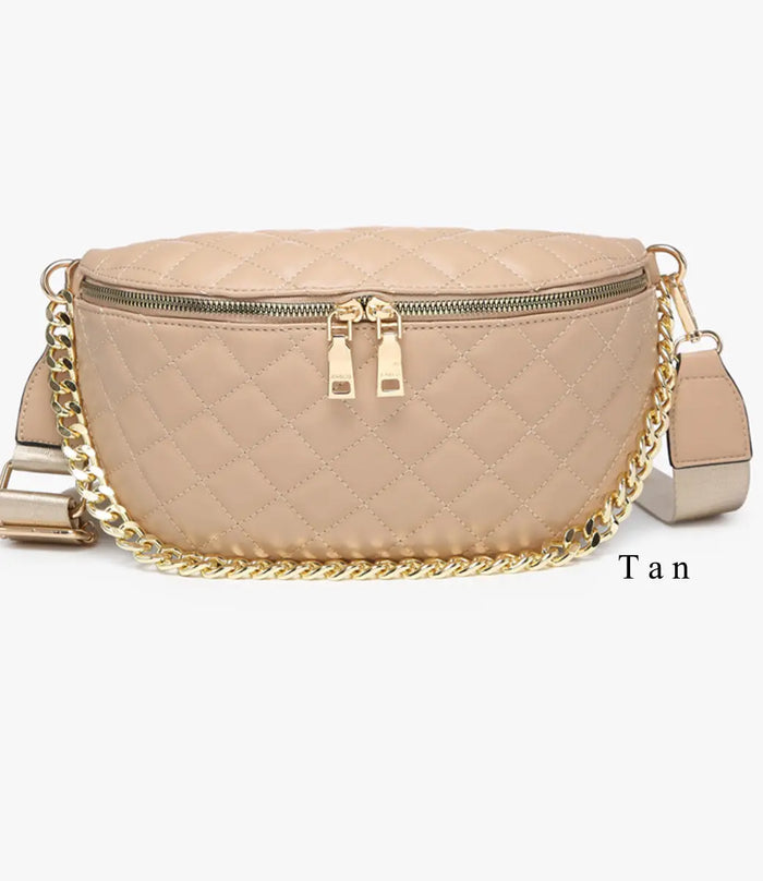 Sylvie Quilted Belt Bag by Boutique 23