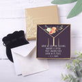 Sympathy Gold Bar Earring Threader and Necklace Jewelry Set by Dear Ava