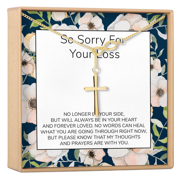 Sympathy Infinity Cross Necklace by Dear Ava