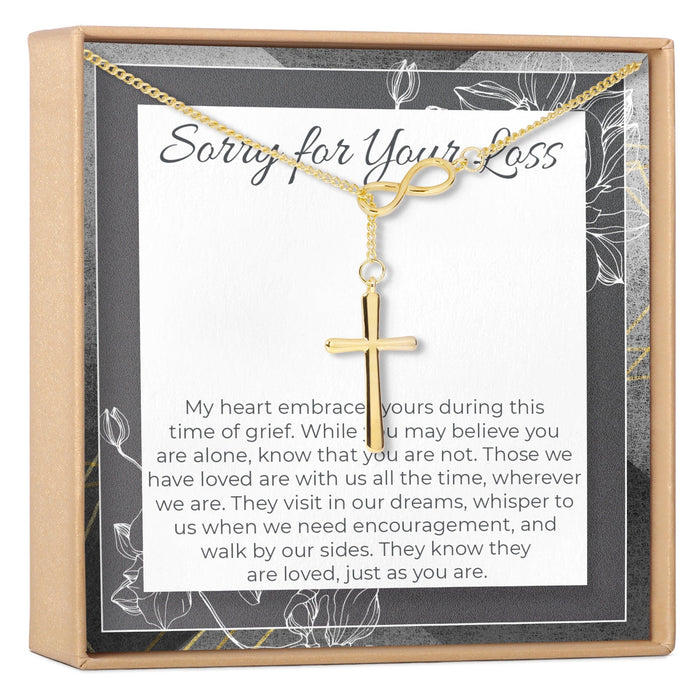 Sympathy Infinity Cross Necklace by Dear Ava