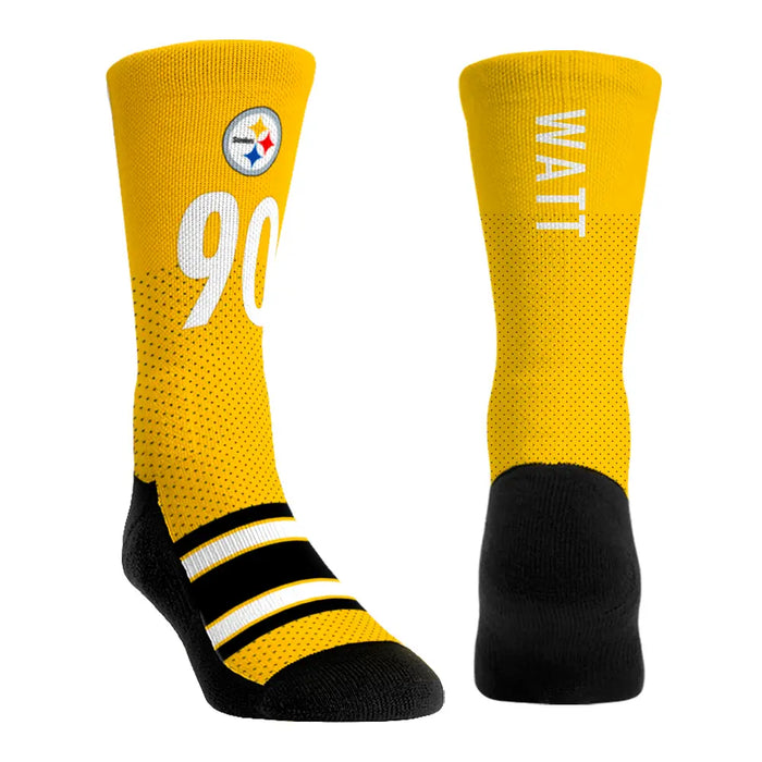 T.J. Watt - Pittsburgh Steelers - Jersey (Yellow) by Rock 'Em Socks