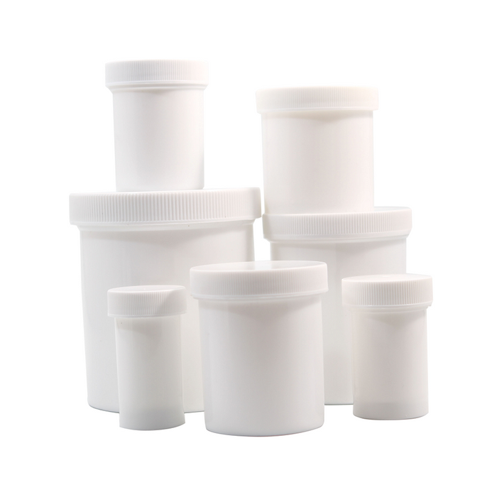 Supplies Ointment Jar Plastic White 1 Oz by Pasteur Pharmacy