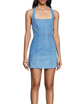 Et Ochs Buffy Denim Halter Dress, Size 8 by Vanessa Jane