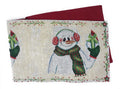 DaDa Bedding Magical Snowman Holiday Woven Tapestry Dining Table Runner (9733) by DaDalogy Bedding Collection