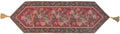 DaDa Bedding Romantic Floral Field of Roses Burgundy Red Tapestry Table Runner (5594) by DaDalogy Bedding Collection