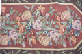 DaDa Bedding Romantic Floral Field of Roses Burgundy Red Tapestry Table Runner (5594) by DaDalogy Bedding Collection
