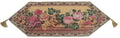 DaDa Bedding Romantic Parade of Fruit & Roses Floral Tapestry Table Runner (14426) by DaDalogy Bedding Collection