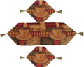 DaDa Bedding Set of 3-Pieces - Smell of Coffee Café Cup Orange Brown Woven Tapestry Dining Table Runners (9912) by DaDalogy Bedding Collection