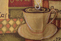 DaDa Bedding Smell of Coffee Cup Latte Java Brown Tapestry Table Runner Cloth (9912) by DaDalogy Bedding Collection
