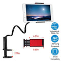 Tablet Gooseneck Stand Bracket with 360¬∞ Rotatable Clip by DailySale