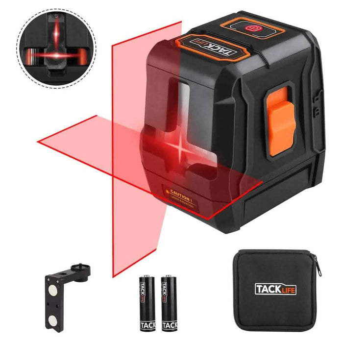 TACKLIFE 65ft Cross-Line Laser Level Horizontal and Vertical Laser Alignment by DailySale