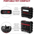 TACKLIFE Car Tire Inflator 12V DC Portable Air Compressor with 3 LED Lights by DailySale